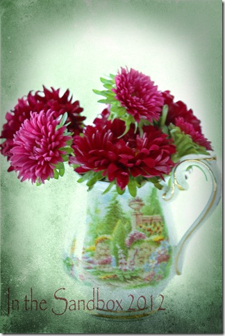 Pink Mums in a vase
