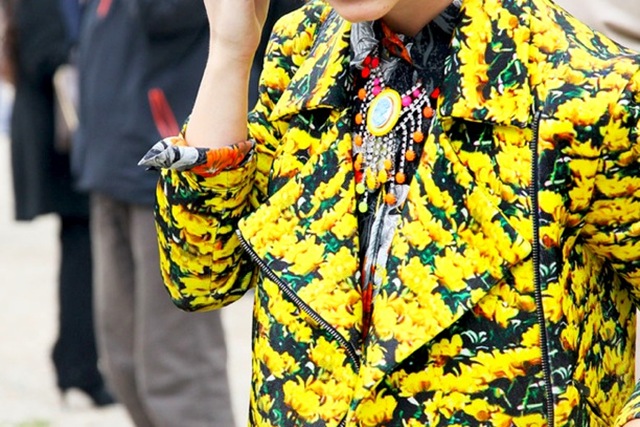 Street-Style-floral Print-Jackets-4