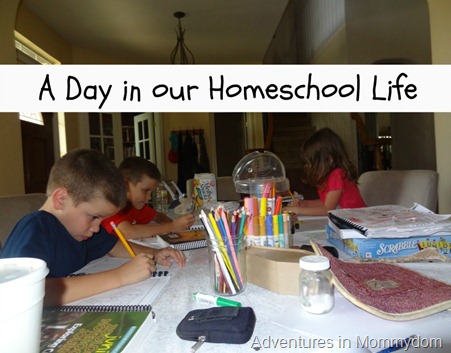 A Day in Our Homeschool Life