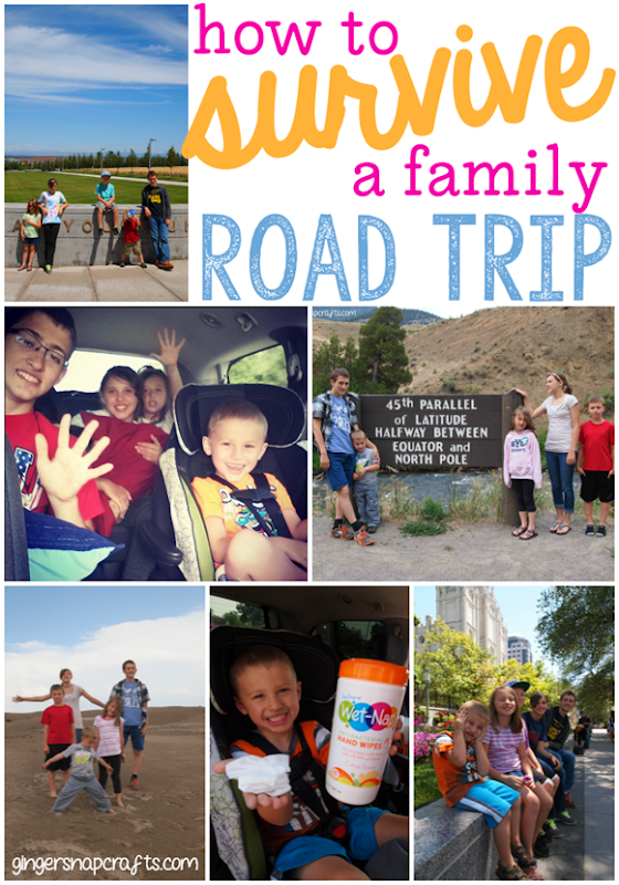 How to Survive a Family Road Trip with a Smile ) at GingerSnapCrafts.com #showusyourmess #pmedia #ad