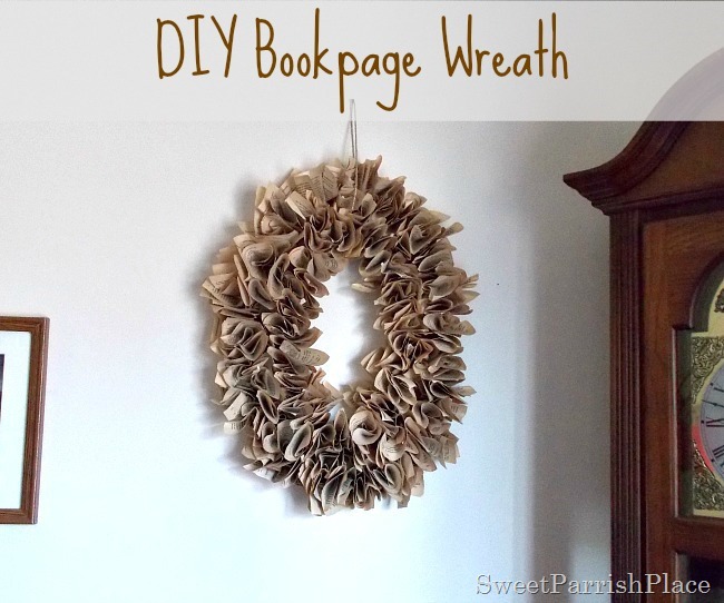 DIY Bookpage Wreath11