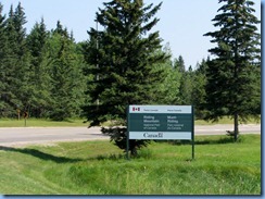 2150 Manitoba Hwy 10 North Riding Mountain National Park - sign