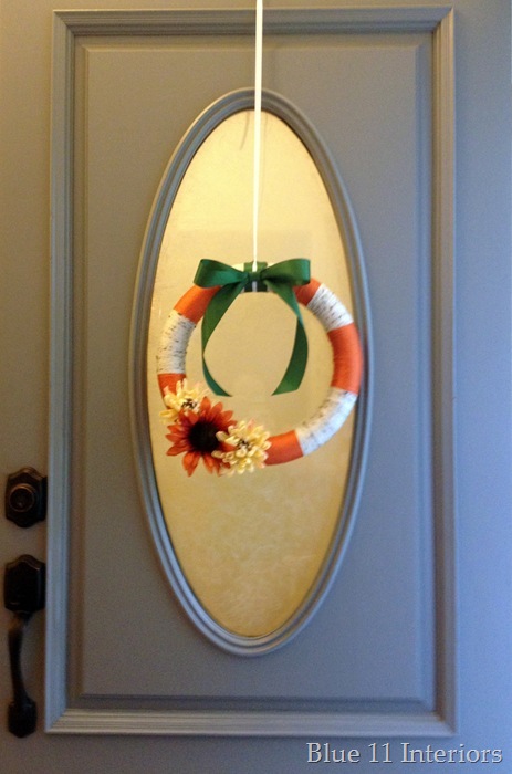 Yarn Wreath Door