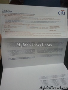 Citibank Platinum Credit Card 10