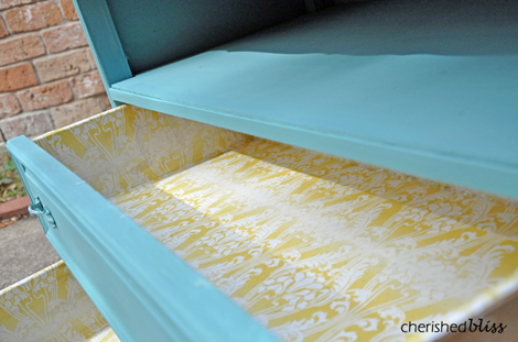 Fabric Lined Drawers Tutorial Cherished Bliss