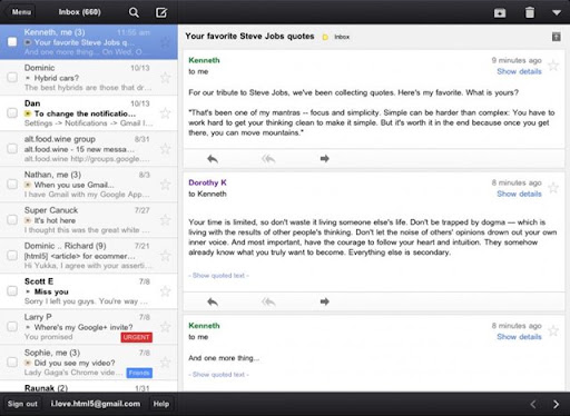 Gmail para Iphone