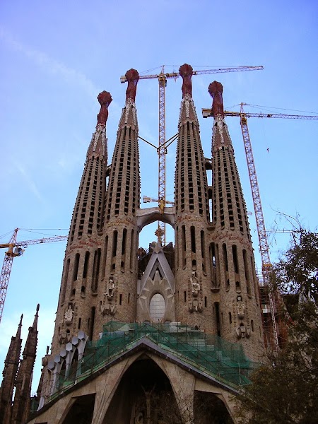 Sagrada Familia - Barcelona, Spania.