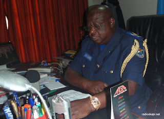 Le Général Jean de Dieu Oleko, commandant provincial de la police de Kinshasa, 3/06/2010.