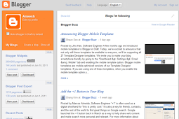 new Awesome Blogger Dashboard  بلوجر تنافس الورد بريس بمظهرها الجديد
