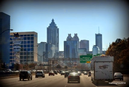 Driving through Atlanta