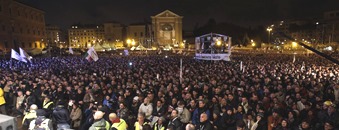 Roma piazza San Giovanni 22 febbraio 2013