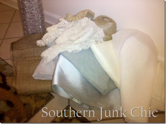 Southern Junk Chic Dress form materials 2