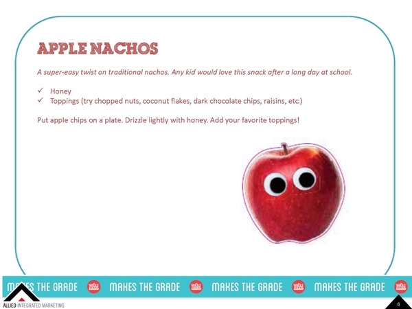 Apple Nachos - Healthy Back To School Snacks 