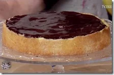 Crostata di pere e glassa di cioccolato