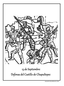 Aniversario de la Defensa del Castillo de Chapultepec. 1