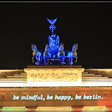Brandenburger Tor - be berlin Slogans