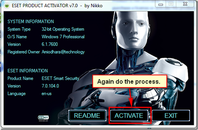 ESET Smart Security activator