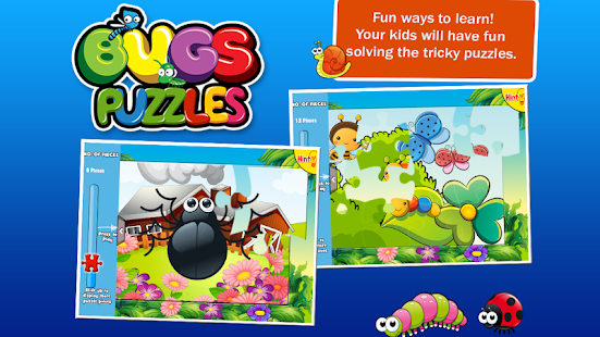 Preschool Puzzles: Bugs Jigsaw Screenshots 9