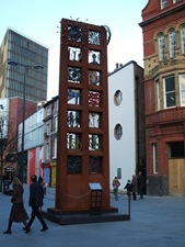 The Pillar of Friendship Installation in Liverpool One