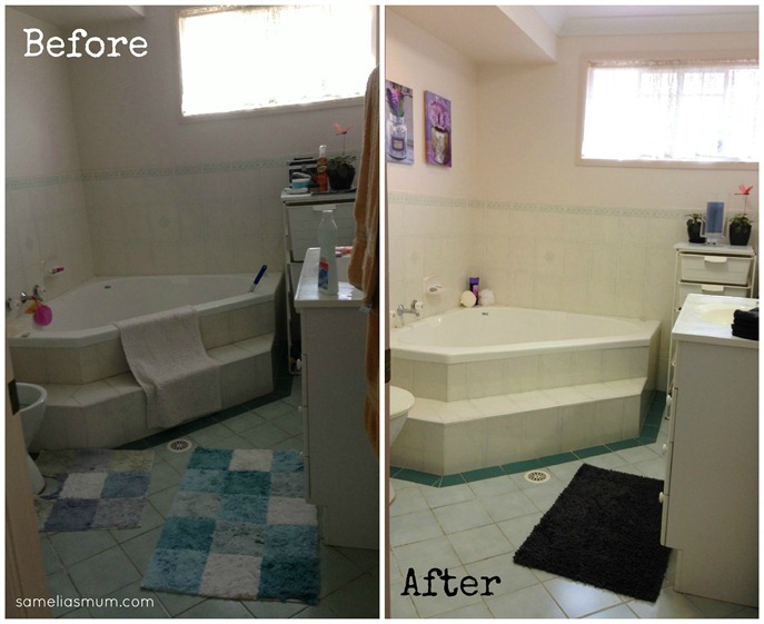Target Bathroom Before & After