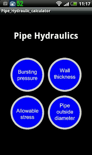 Pipe Hydraulics calculator