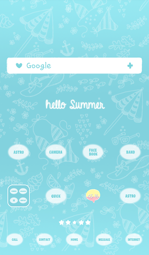 Hello Summer dodol theme