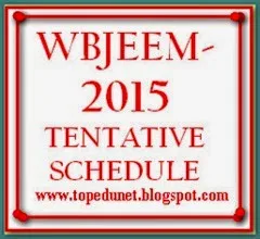 WBJEEM-2015 time schedule
