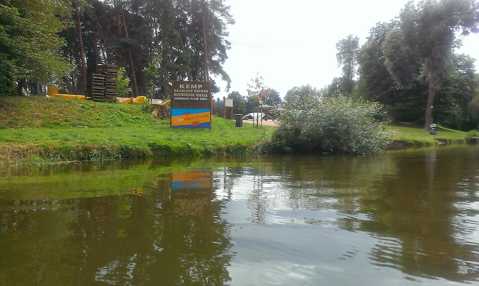 Sázava2014 Die letzten Meter auf der Sazava