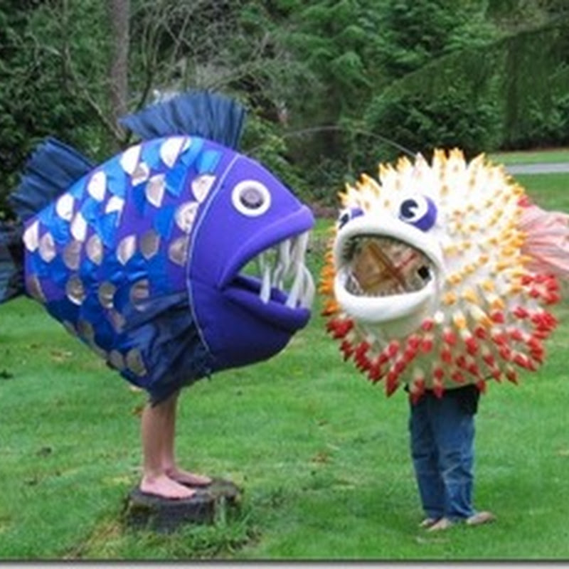 Disfraz casero de pez globo