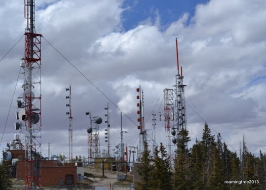Radio Towers at the peak