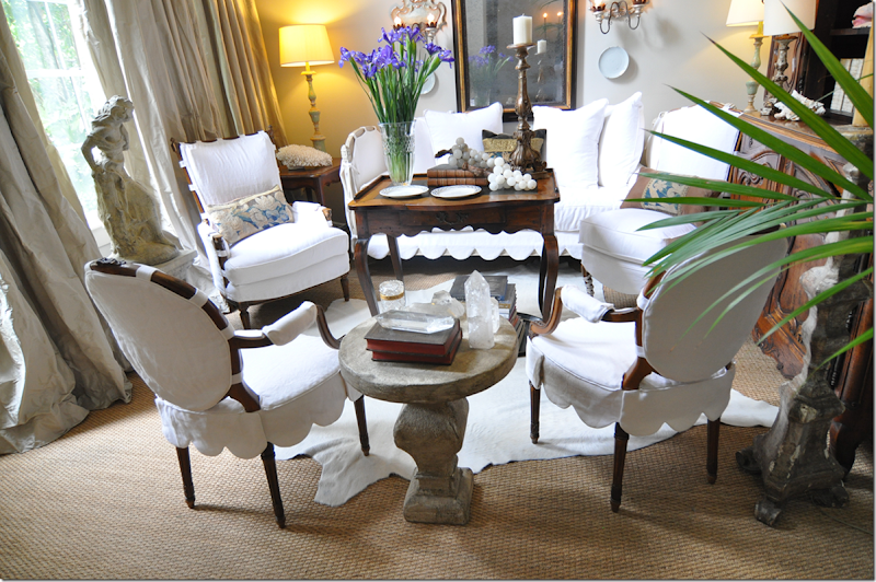 Cote De Texas Take A Louis Chair Challenge Take A Louis Chair Challenge, Louis Xv Chair Slipcover