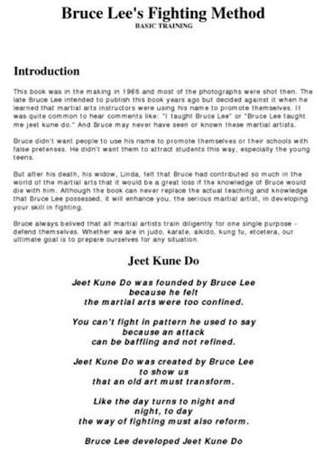 【免費書籍App】Bruce Lee's Fighting Method-APP點子