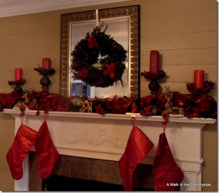 A Walk in the Countryside: Christmas Mantel 2012