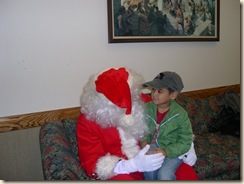 Jett and Santa