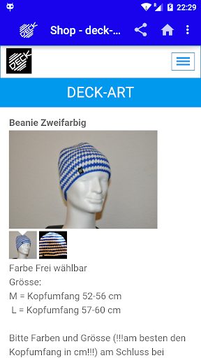 Deck-Art Beanie Mützen