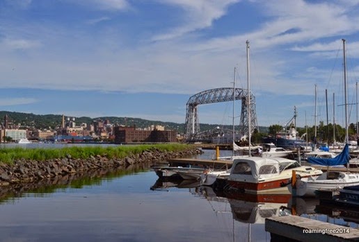 Downtown Duluth, Aerial Lift Bridge, and the Marina