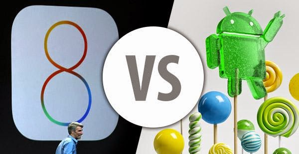 Android vs ios Perbandingan dua sistem operasi smartphone
