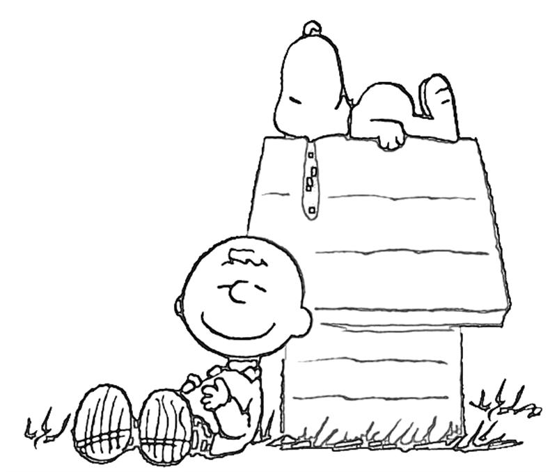 a charlie brown thanksgiving coloring pages - photo #32