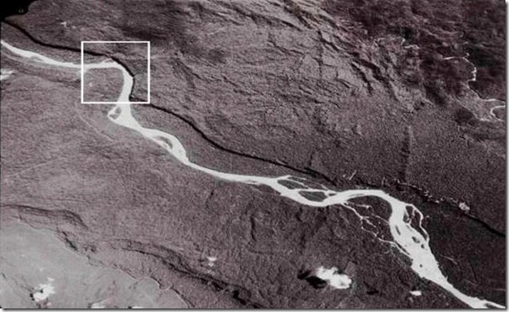 Pastaza River Stretch of Tayu Cave Location