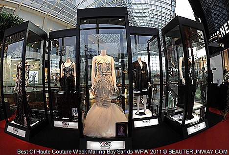 Eymeric Francois Gustavo Lins Haute Couture Singapore Exhibition at Marina Bay Sands