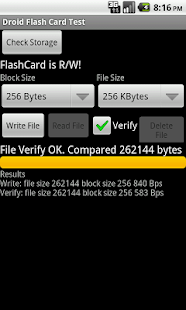 Droid Flashcard Test Screenshots 0