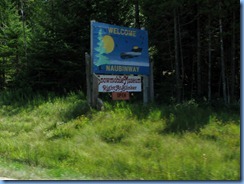 3100 Michigan US-2 East Naubinway - Welcome sign