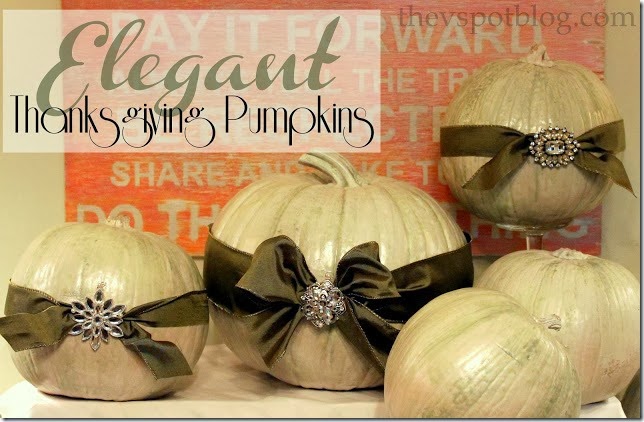 elegant thanksgiving pumpkins