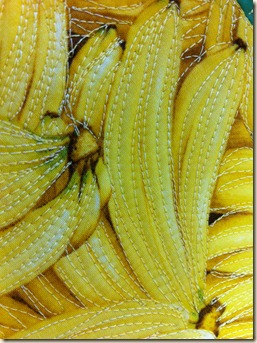Banana closeup