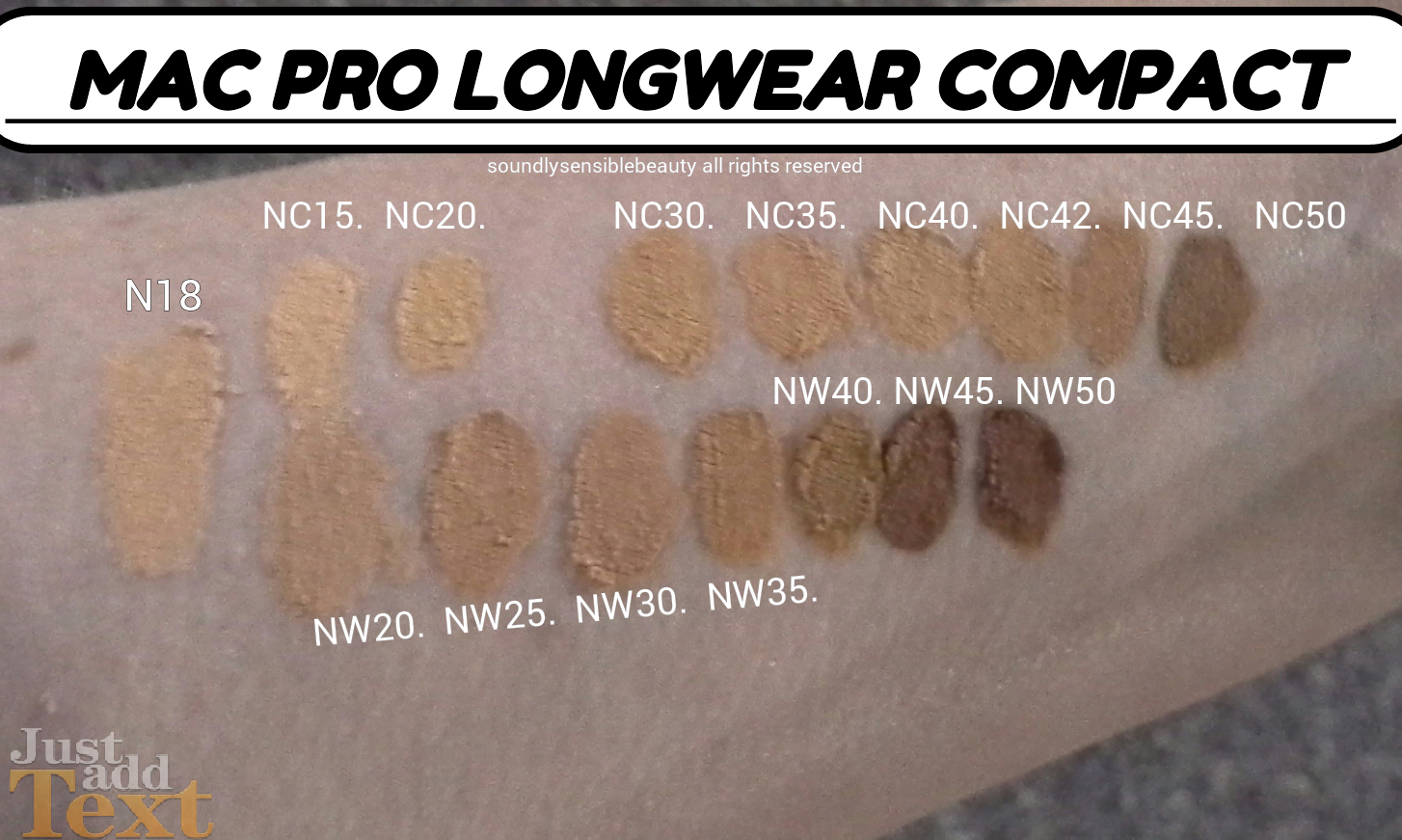 Risikabel manipulere skolde Mac Pro LongWear Compact Foundation; Review & Swatches of Shades