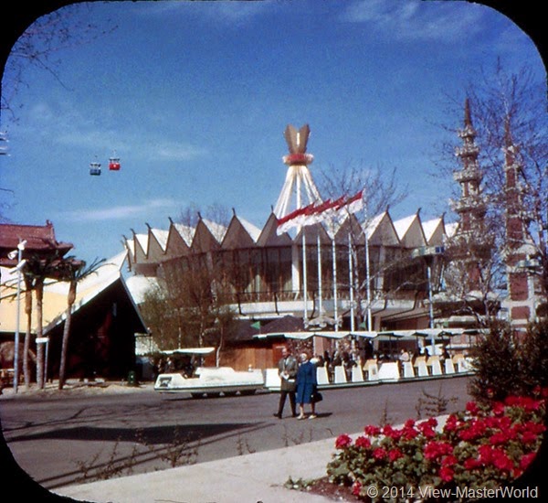 View-Master New York World's Fair 1964-1965 (A671),Scene 17 Indonesian Pavilion