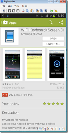 MyMobiler - FREE Android Screen Share - Android app