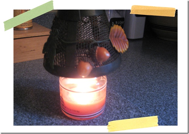 CandlewithTapeStrips