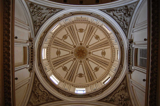 Valencia-Spain-cupola - Cupola in the cruise port of Valencia, Spain.  