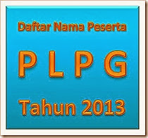 Ilustrasi Daftar Nama Peserta PLPG Tahap 7 Sergur Tahun 2013 UM